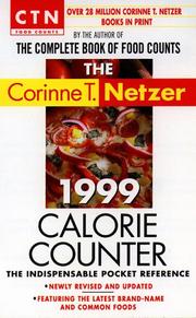 Cover of: The Corinne T. Netzer 1999 Calorie Counter