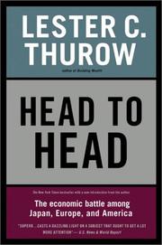 Cover of: Head to head by Lester C. Thurow