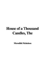 Cover of: The House of a Thousand Candles | Meredith Nicholson