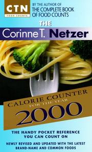 Cover of: The Corinne T. Netzer calorie counter for the year 2000