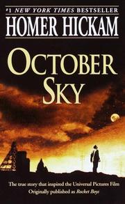 Cover of: October Sky: A Memoir