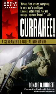 Cover of: Currahee! by Donald R. Burgett