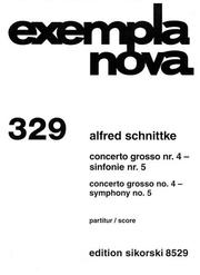 Cover of: Alfred Schnittke: Concerto Grosso No. 4 and Symphony No. 5