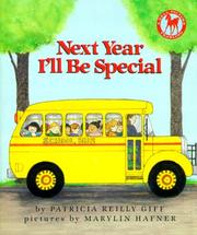 Cover of: Next Year I'll be Special