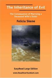 Cover of: The Inheritance of Evil The Consequence of Marrying a Deceased Wife's Sister