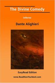 Book: The Divine Comedy Inferno By Dante Alighieri