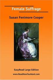 Cover of: Female Suffrage [EasyRead Large Edition]