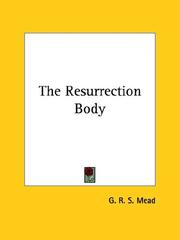 Cover of: The Resurrection Body