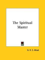 Cover of: The Spiritual Master