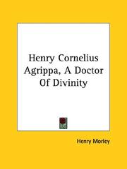 Cover of: Henry Cornelius Agrippa: A Doctor of Divinity