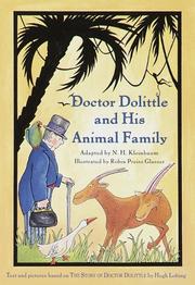 Cover of: Doctor Dolittle and his animal family: based on the original text and illustrations of Hugh Lofting