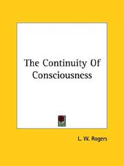 Cover of: The Continuity of Consciousness