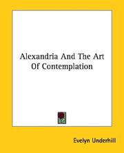 Cover of: Alexandria and the Art of Contemplation