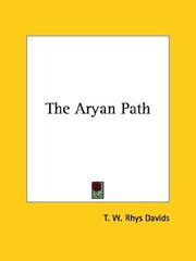 Cover of: The Aryan Path by Thomas William Rhys Davids