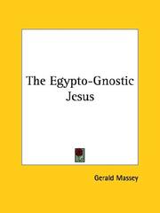 Cover of: The Egypto-gnostic Jesus