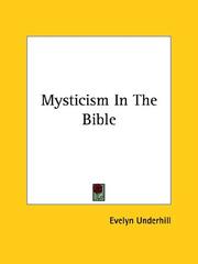 Cover of: Mysticism in the Bible