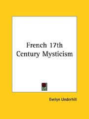 Cover of: French 17th Century Mysticism