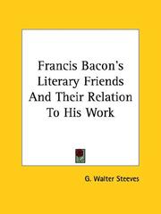 Cover of: Francis Bacon