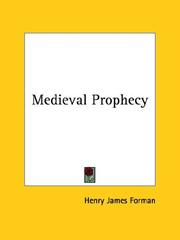 Cover of: Medieval Prophecy
