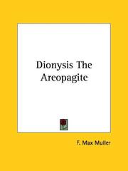 Cover of: Dionysis: The Areopagite