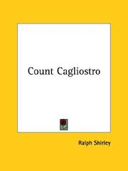 Cover of: Count Cagliostro