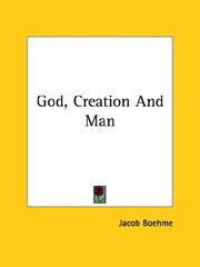 Cover of: God, Creation and Man