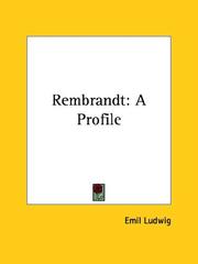 Cover of: Rembrandt: A Profile
