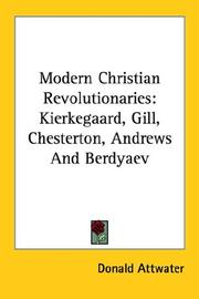 Modern Christian revolutionaries by Attwater, Donald
