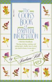 Cover of: Cook's Book of Essential Information