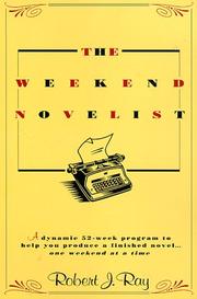 Cover of: The weekend novelist