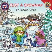 Cover of: Little Critter: Just a Snowman (Little Critter)