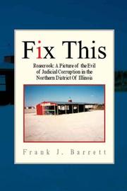 Cover of: Fix This by Frank J. Barrett