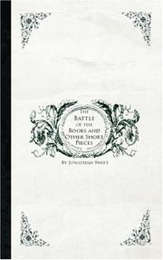 Cover of: The Battle of the Books and other Short Pieces by Jonathan Swift