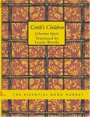 Cover of: Gritli's Children (Large Print Edition)