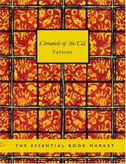 Cover of: Chronicle of the Cid (Large Print Edition)