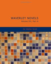 Cover of: Waverley Novels, Volume 12, Part A