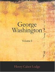 Cover of: George Washington, Volume I (Large Print Edition)