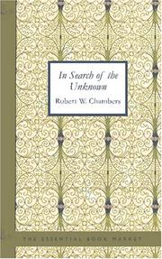Cover of: In Search of the Unknown
