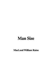 Cover of: Man Size