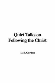 Cover of: Quiet Talks on Following the Christ