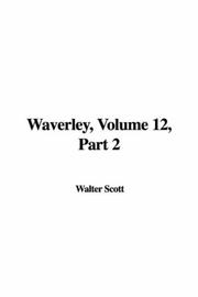 Cover of: Waverley, Volume 12, Part 2