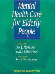 Mental health care for elderly people