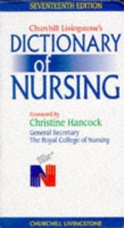 Churchill Livingstone's dictionary of nursing