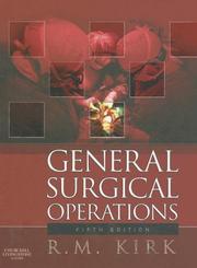 Cover of: General surgical operations