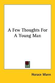 Cover of: A Few Thoughts For A Young Man