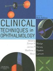 Cover of: Clinical techiques in ophthalmology |