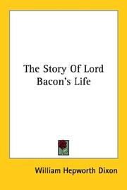 Cover of: The Story Of Lord Bacon's Life