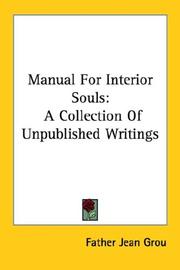 Cover of: Manual For Interior Souls