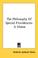 Cover of: The Philosophy Of Special Providences