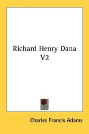 Cover of: Richard Henry Dana V2